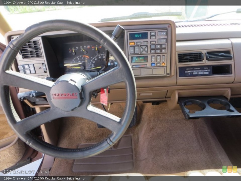 Beige Interior Dashboard for the 1994 Chevrolet C/K C1500 Regular Cab #82667875