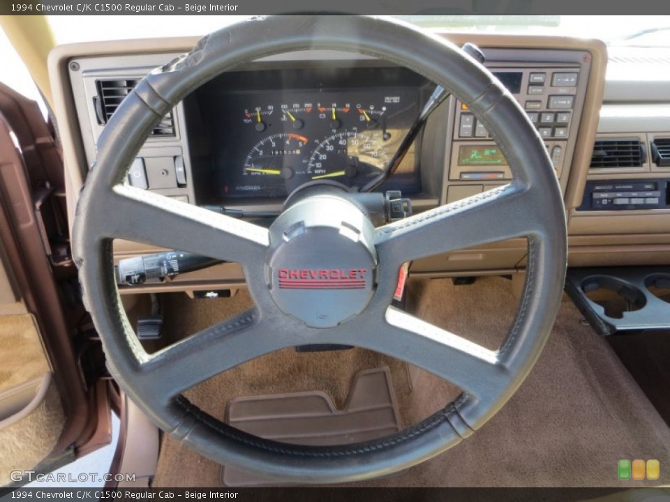 Beige Interior Steering Wheel for the 1994 Chevrolet C/K C1500 Regular Cab #82667944