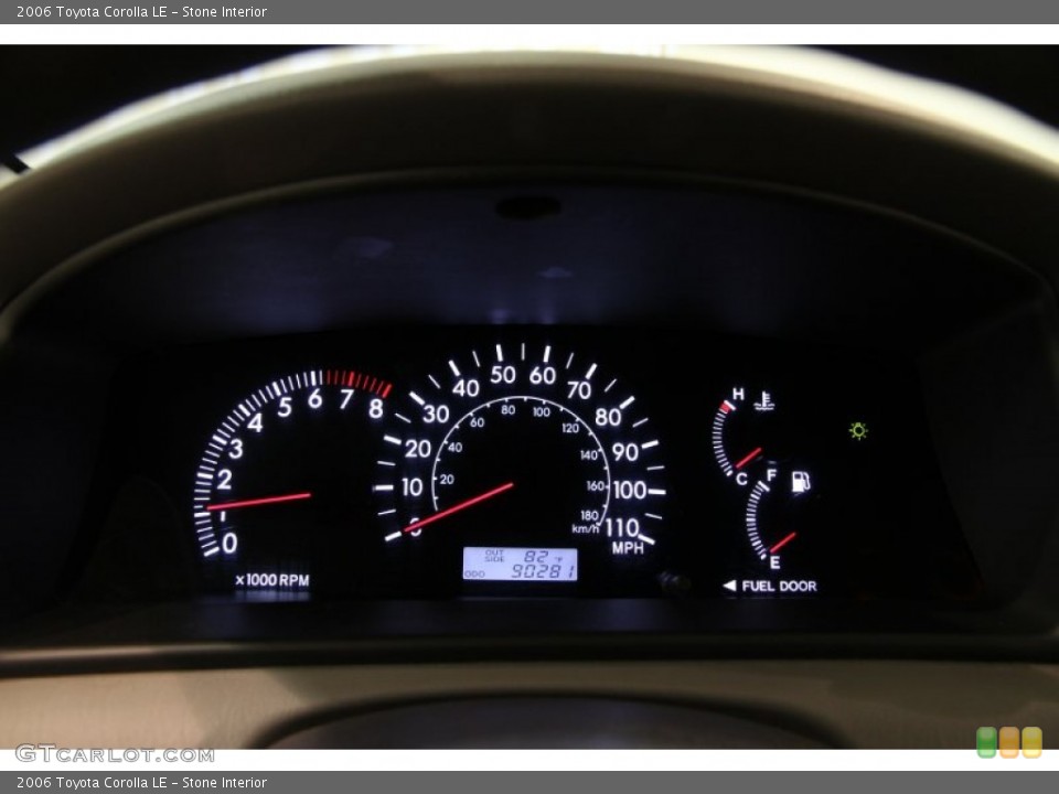 Stone Interior Gauges for the 2006 Toyota Corolla LE #82669038
