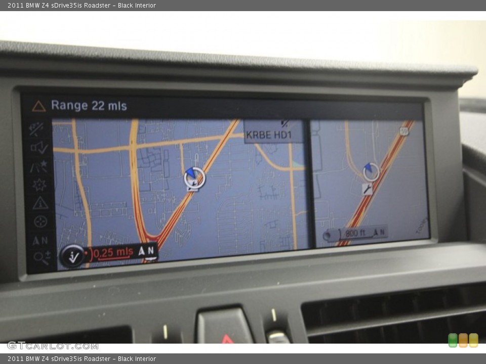 Black Interior Navigation for the 2011 BMW Z4 sDrive35is Roadster #82669675