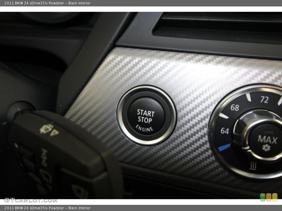Black Interior Controls for the 2011 BMW Z4 sDrive35is Roadster #82669696