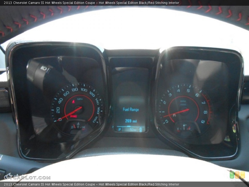 Hot Wheels Special Edition Black/Red Stitching Interior Gauges for the 2013 Chevrolet Camaro SS Hot Wheels Special Edition Coupe #82671407