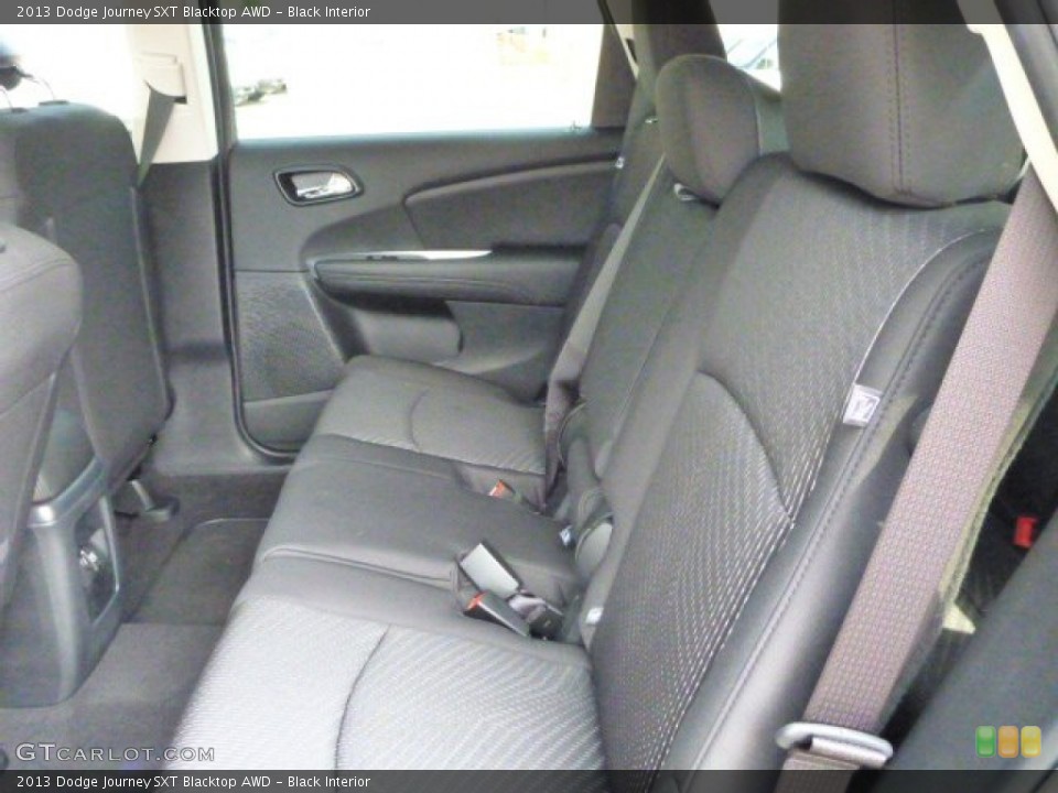 Black Interior Rear Seat for the 2013 Dodge Journey SXT Blacktop AWD #82673578