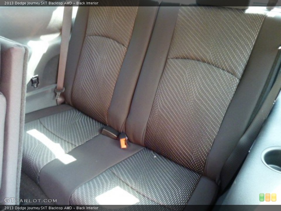 Black Interior Rear Seat for the 2013 Dodge Journey SXT Blacktop AWD #82673601