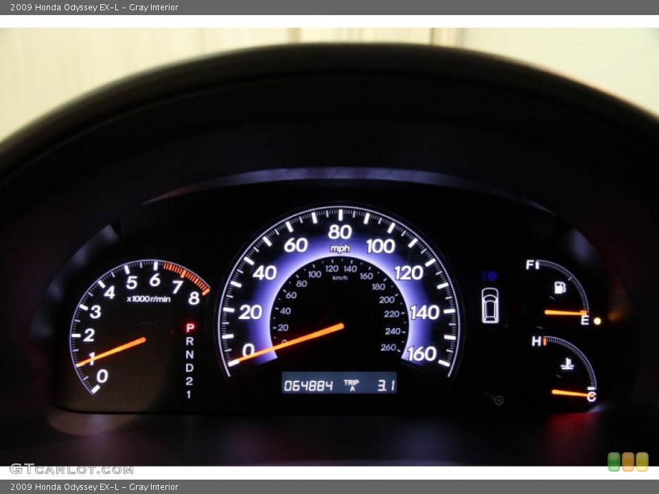Gray Interior Gauges for the 2009 Honda Odyssey EX-L #82674321