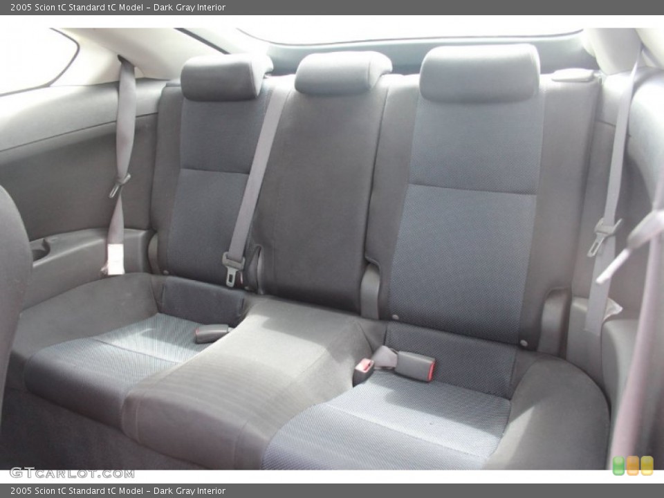 Dark Gray Interior Rear Seat for the 2005 Scion tC  #82675046