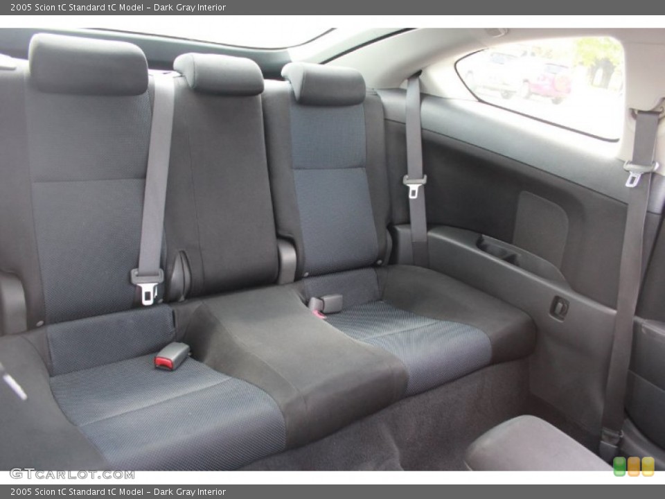 Dark Gray Interior Rear Seat for the 2005 Scion tC  #82675078