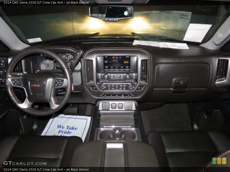 Jet Black Interior Dashboard for the 2014 GMC Sierra 1500 SLT Crew Cab 4x4 #82675343