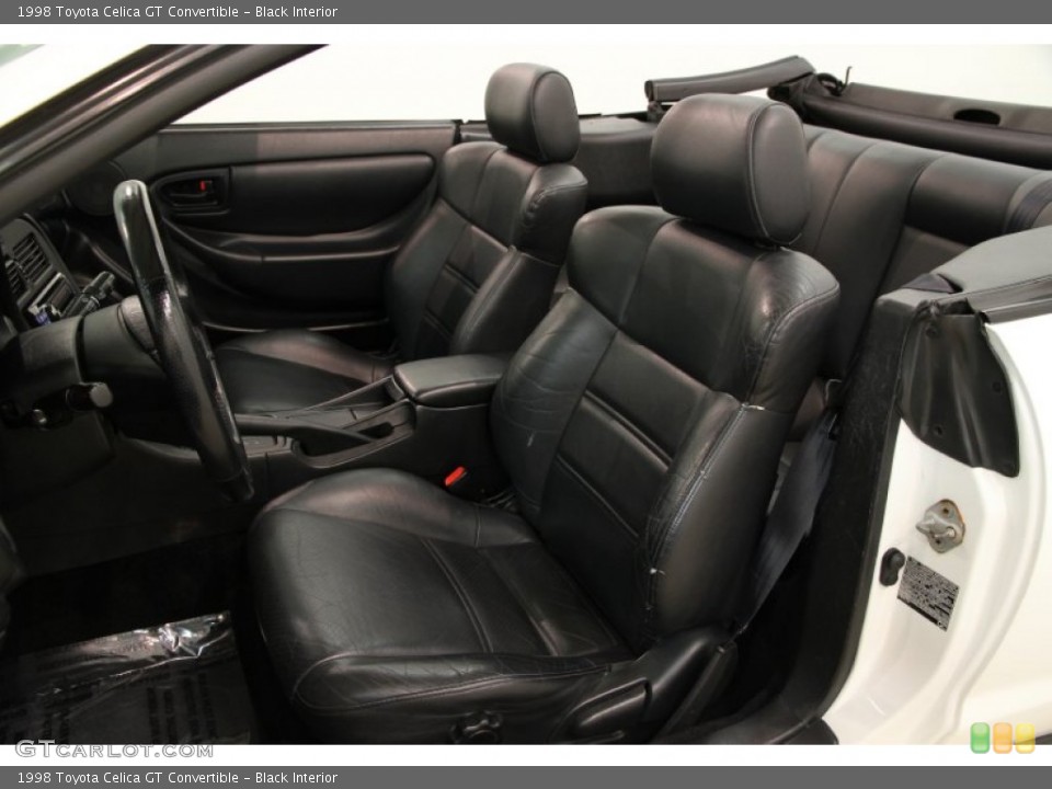 Black Interior Photo for the 1998 Toyota Celica GT Convertible #82675348