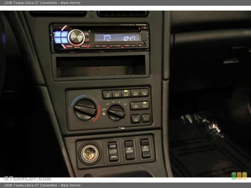 Black Interior Controls for the 1998 Toyota Celica GT Convertible #82675411