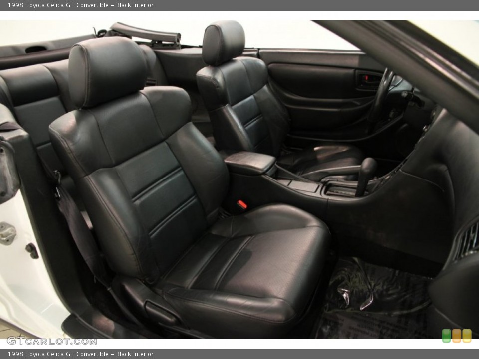 Black Interior Front Seat for the 1998 Toyota Celica GT Convertible #82675462