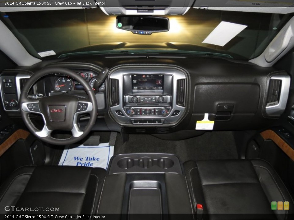 Jet Black Interior Dashboard for the 2014 GMC Sierra 1500 SLT Crew Cab #82675537