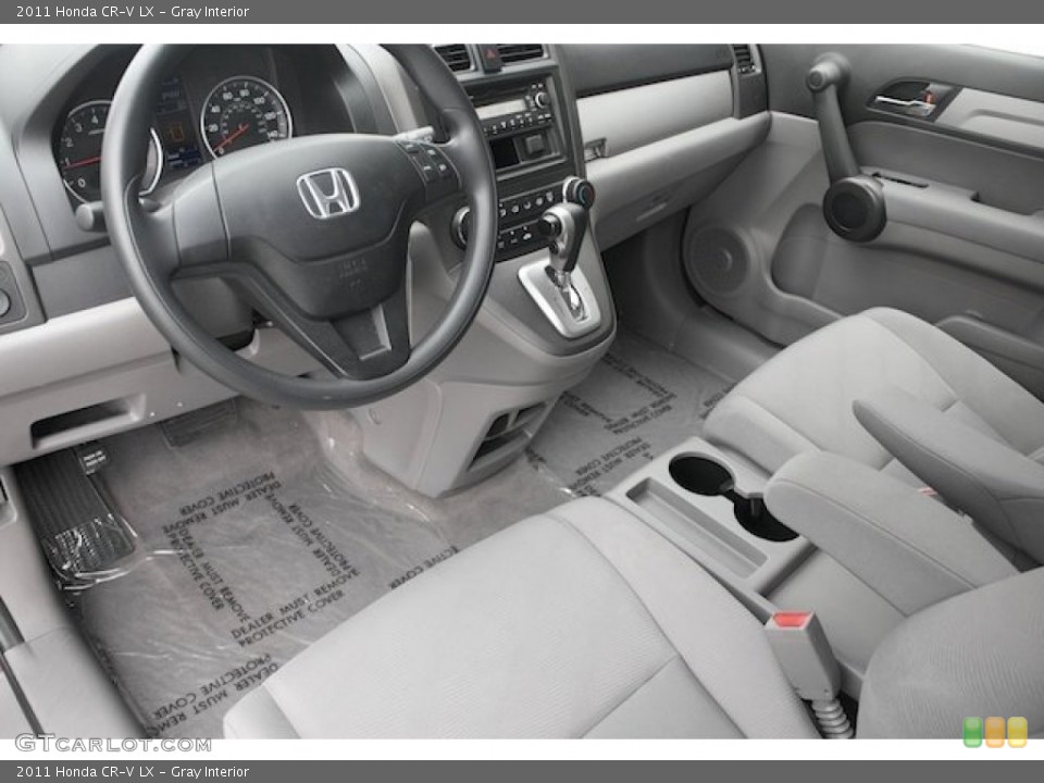 Gray Interior Prime Interior for the 2011 Honda CR-V LX #82676099