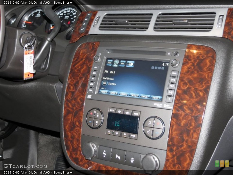 Ebony Interior Controls for the 2013 GMC Yukon XL Denali AWD #82676158