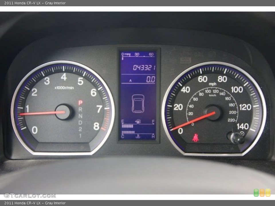 Gray Interior Gauges for the 2011 Honda CR-V LX #82676314