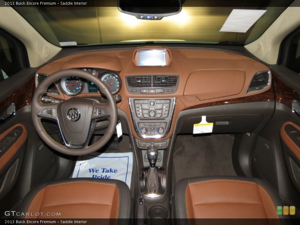 Saddle Interior Dashboard for the 2013 Buick Encore Premium #82676675
