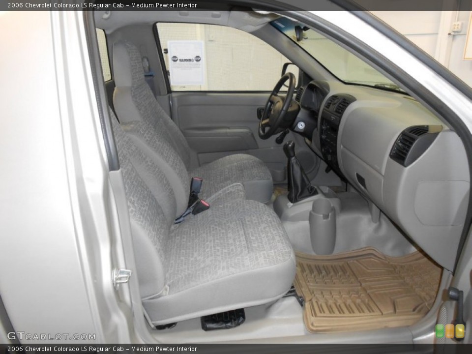 Medium Pewter Interior Front Seat for the 2006 Chevrolet Colorado LS Regular Cab #82678843
