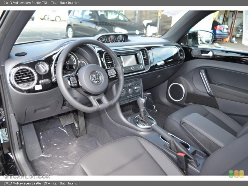 Titan Black Interior Prime Interior for the 2013 Volkswagen Beetle TDI #82679191