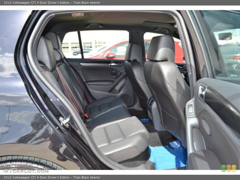 Titan Black Interior Rear Seat for the 2013 Volkswagen GTI 4 Door Driver's Edition #82679334