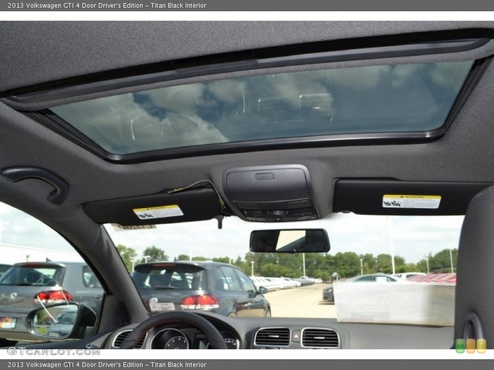 Titan Black Interior Sunroof for the 2013 Volkswagen GTI 4 Door Driver's Edition #82679386