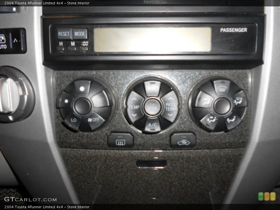 Stone Interior Controls for the 2004 Toyota 4Runner Limited 4x4 #82679733