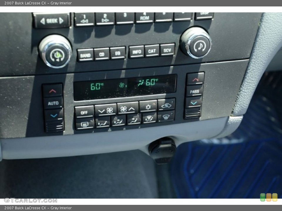 Gray Interior Controls for the 2007 Buick LaCrosse CX #82680553