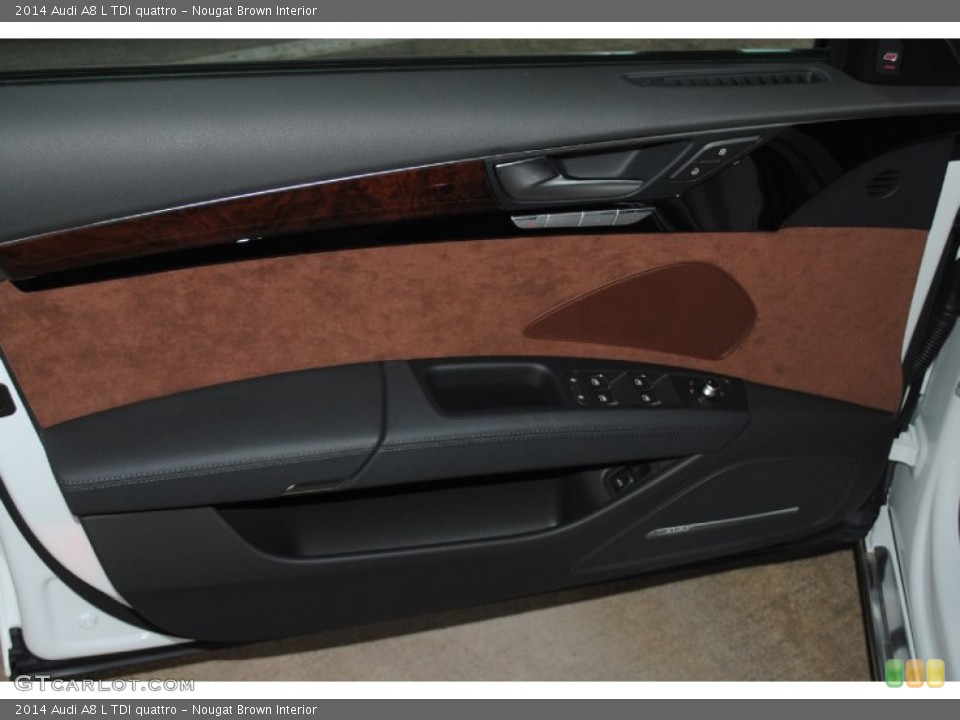 Nougat Brown Interior Door Panel for the 2014 Audi A8 L TDI quattro #82681652