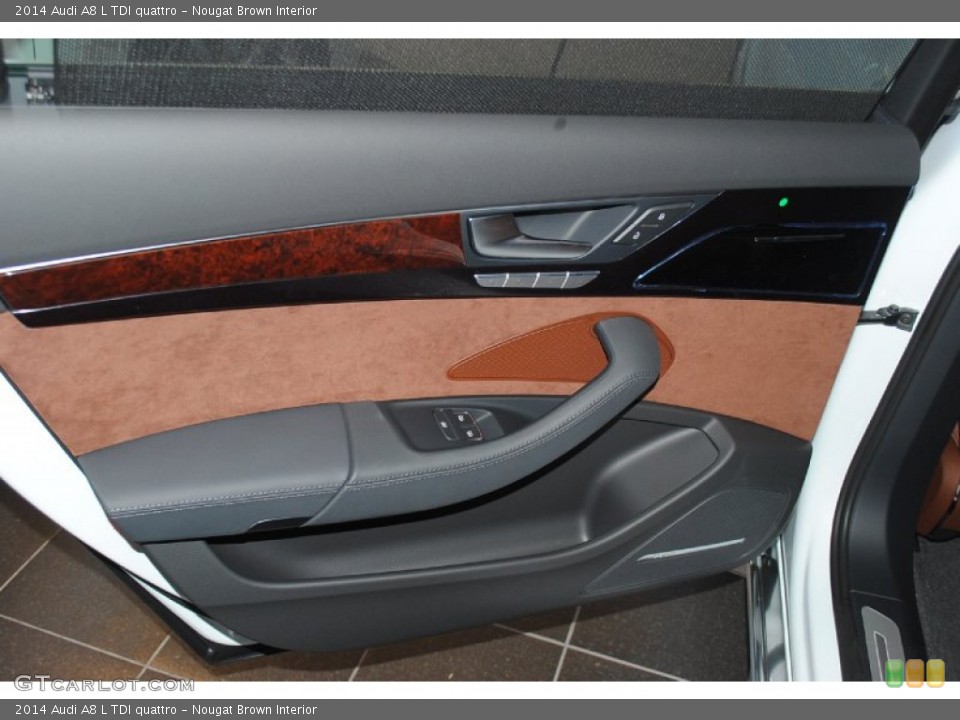 Nougat Brown Interior Door Panel for the 2014 Audi A8 L TDI quattro #82683148