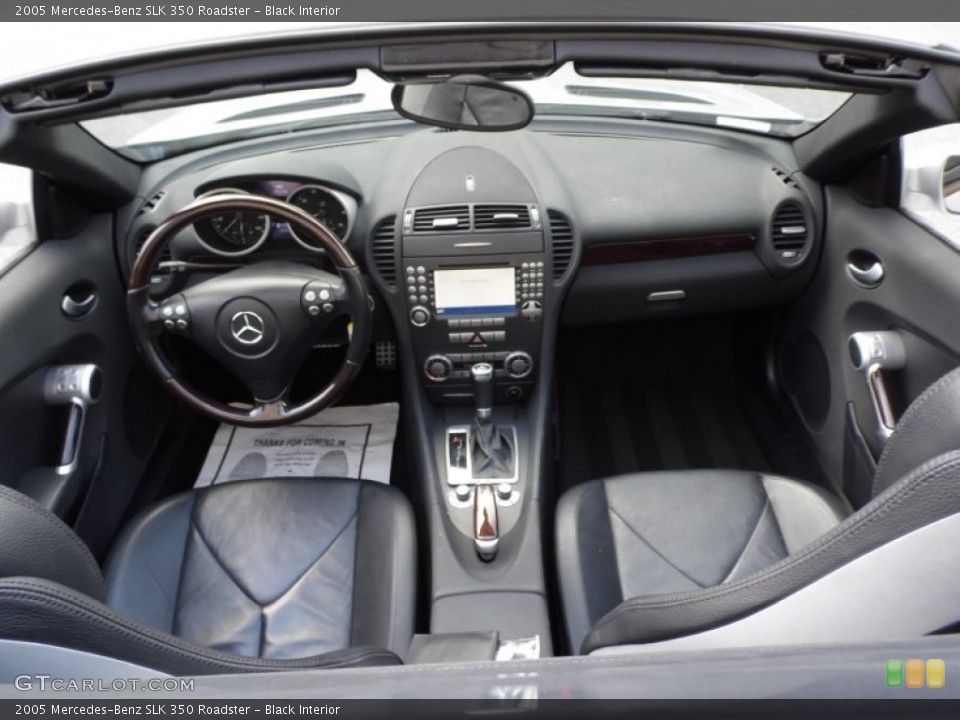 Black Interior Dashboard for the 2005 Mercedes-Benz SLK 350 Roadster #82684249