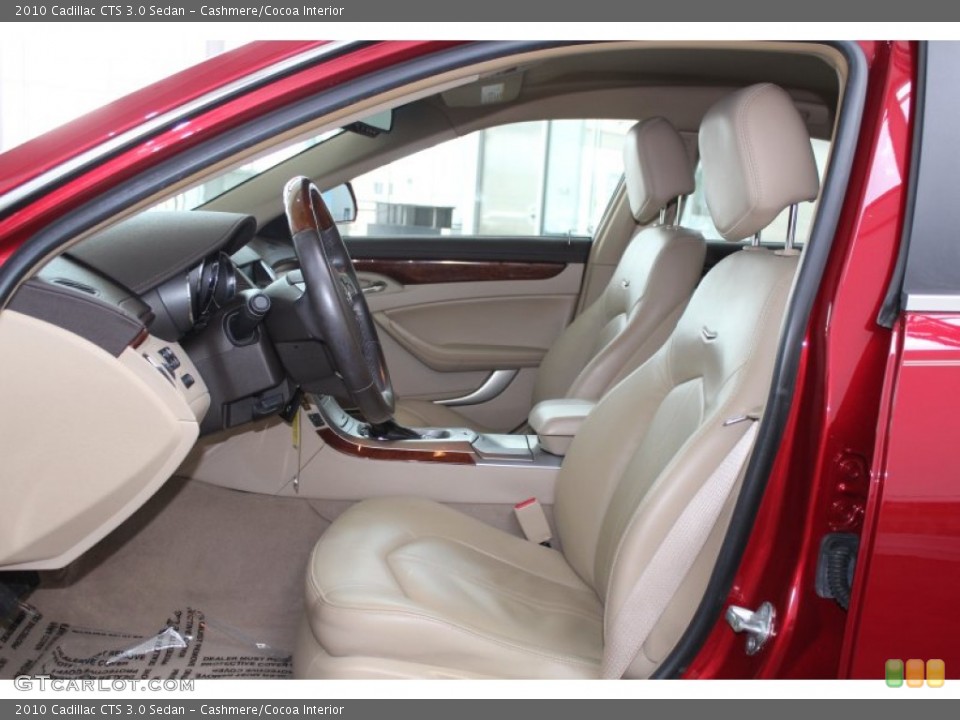 Cashmere/Cocoa Interior Front Seat for the 2010 Cadillac CTS 3.0 Sedan #82684426