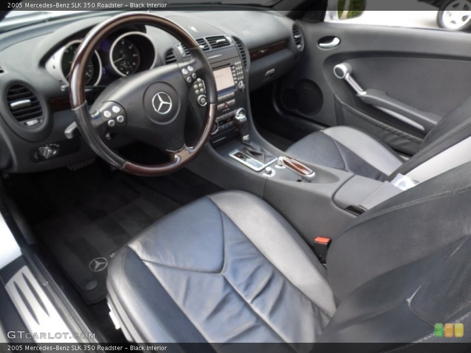 Black Interior Prime Interior for the 2005 Mercedes-Benz SLK 350 Roadster #82684813