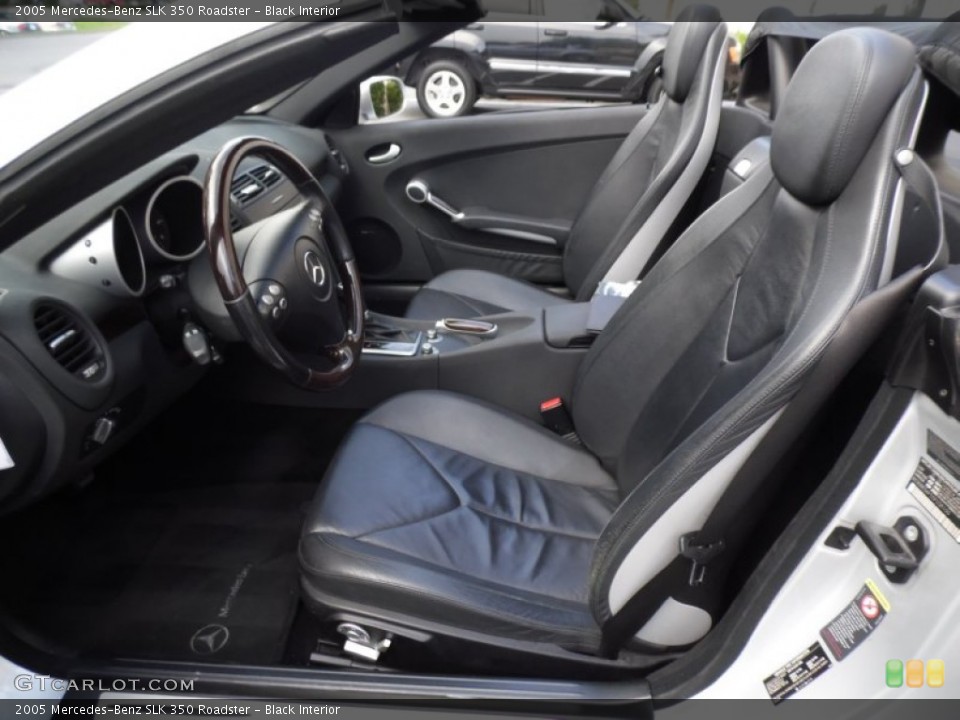 Black Interior Front Seat for the 2005 Mercedes-Benz SLK 350 Roadster #82684903