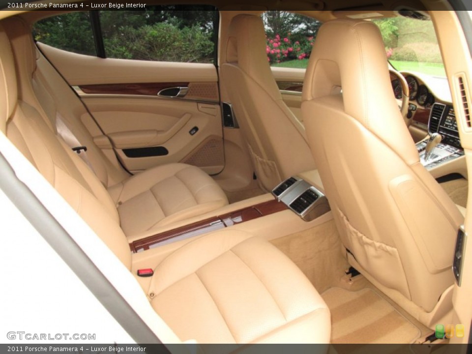Luxor Beige Interior Rear Seat for the 2011 Porsche Panamera 4 #82684936