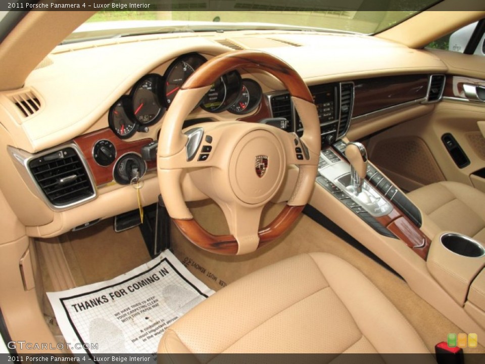 Luxor Beige Interior Steering Wheel for the 2011 Porsche Panamera 4 #82685035