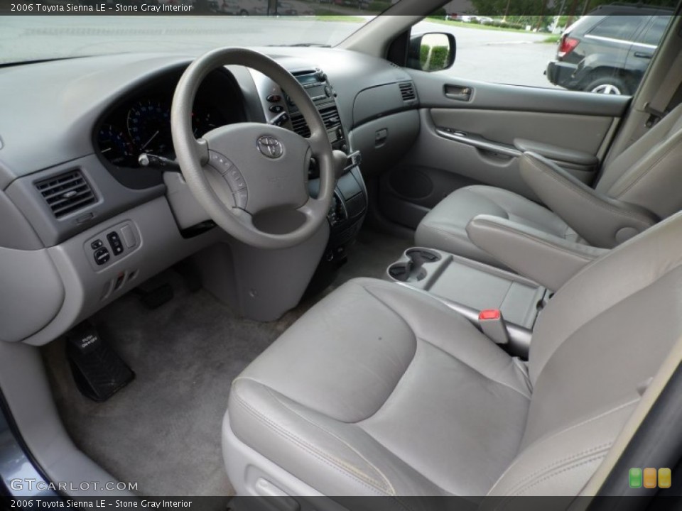 Stone Gray Interior Prime Interior for the 2006 Toyota Sienna LE #82685610