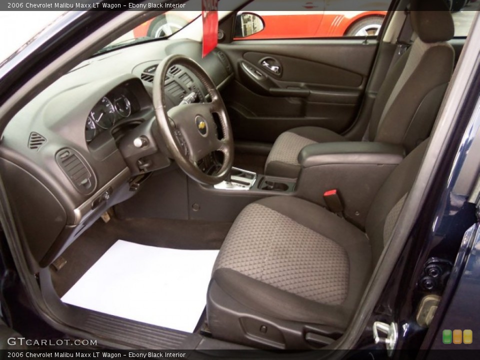 Ebony Black Interior Photo for the 2006 Chevrolet Malibu Maxx LT Wagon #82685911