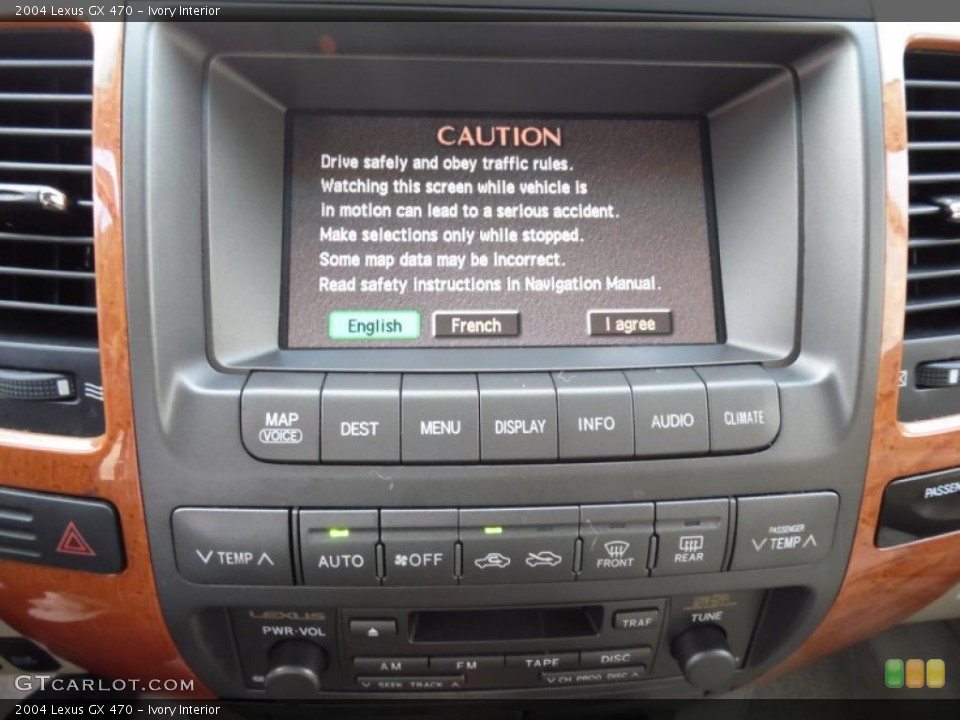 Ivory Interior Controls for the 2004 Lexus GX 470 #82686613