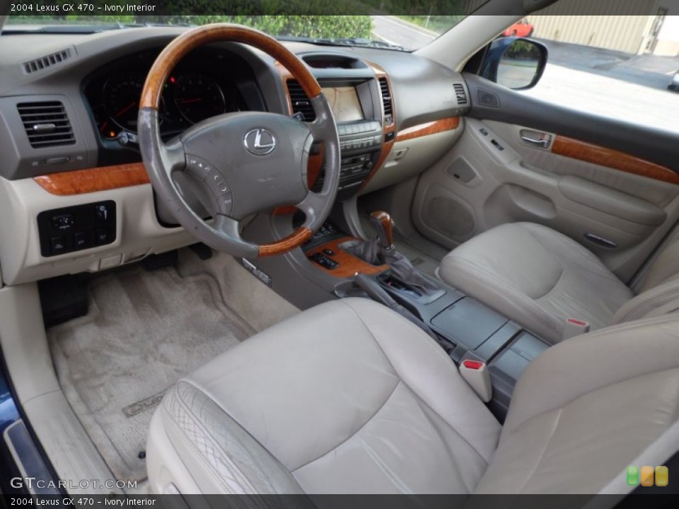 Ivory 2004 Lexus GX Interiors