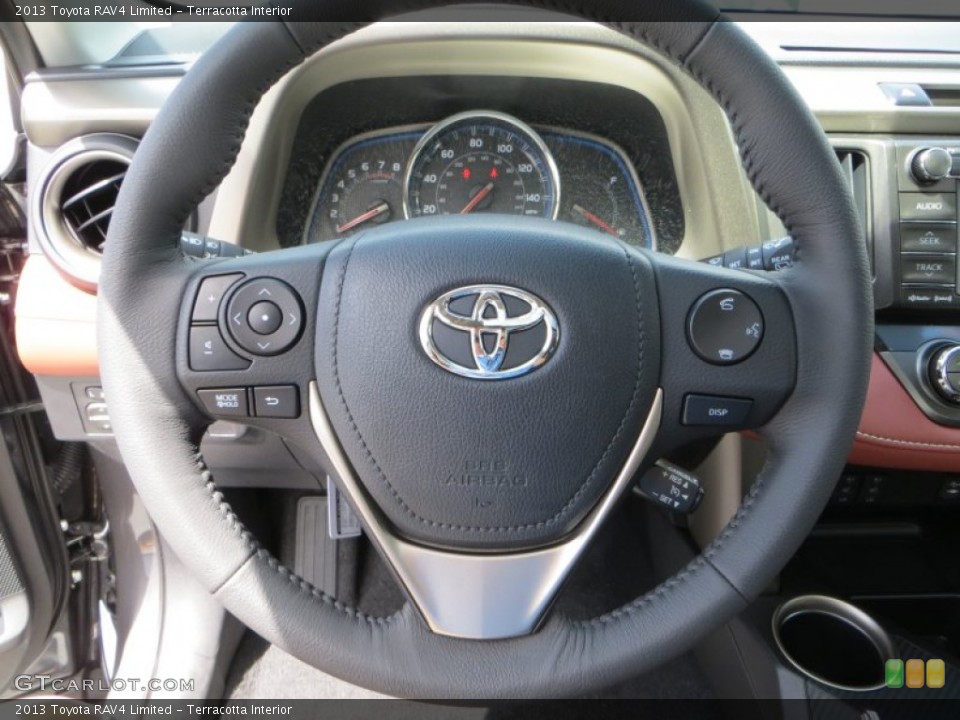 Terracotta Interior Steering Wheel for the 2013 Toyota RAV4 Limited #82687915