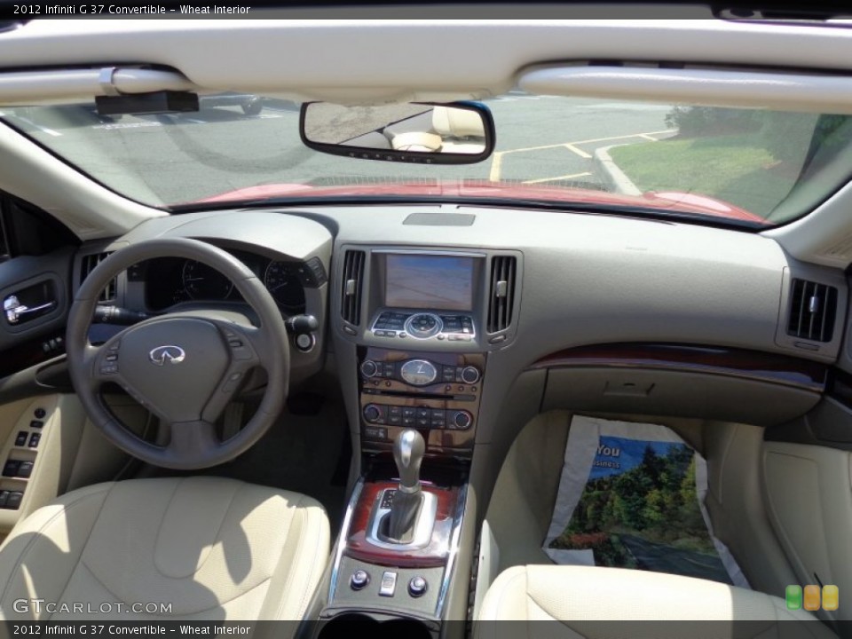 Wheat Interior Dashboard for the 2012 Infiniti G 37 Convertible #82694155