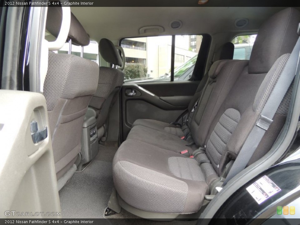 Graphite Interior Rear Seat for the 2012 Nissan Pathfinder S 4x4 #82694631