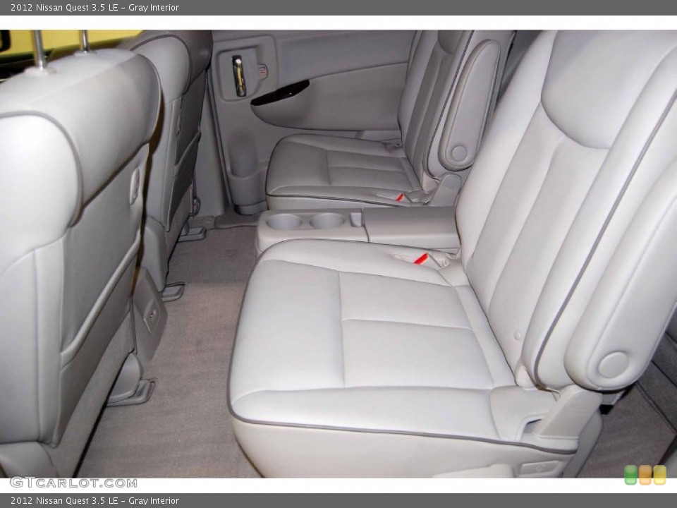 Gray Interior Rear Seat for the 2012 Nissan Quest 3.5 LE #82694694