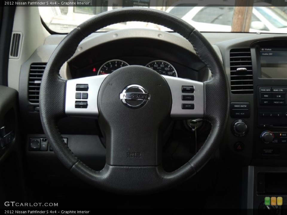 Graphite Interior Steering Wheel for the 2012 Nissan Pathfinder S 4x4 #82694855