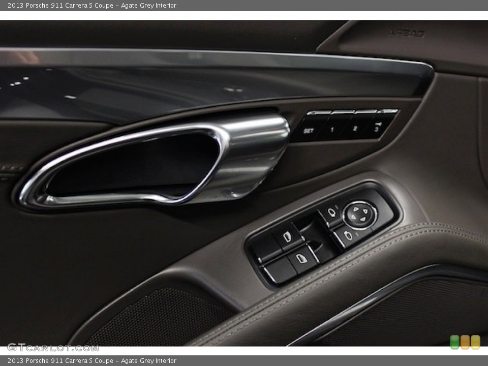 Agate Grey Interior Controls for the 2013 Porsche 911 Carrera S Coupe #82695705