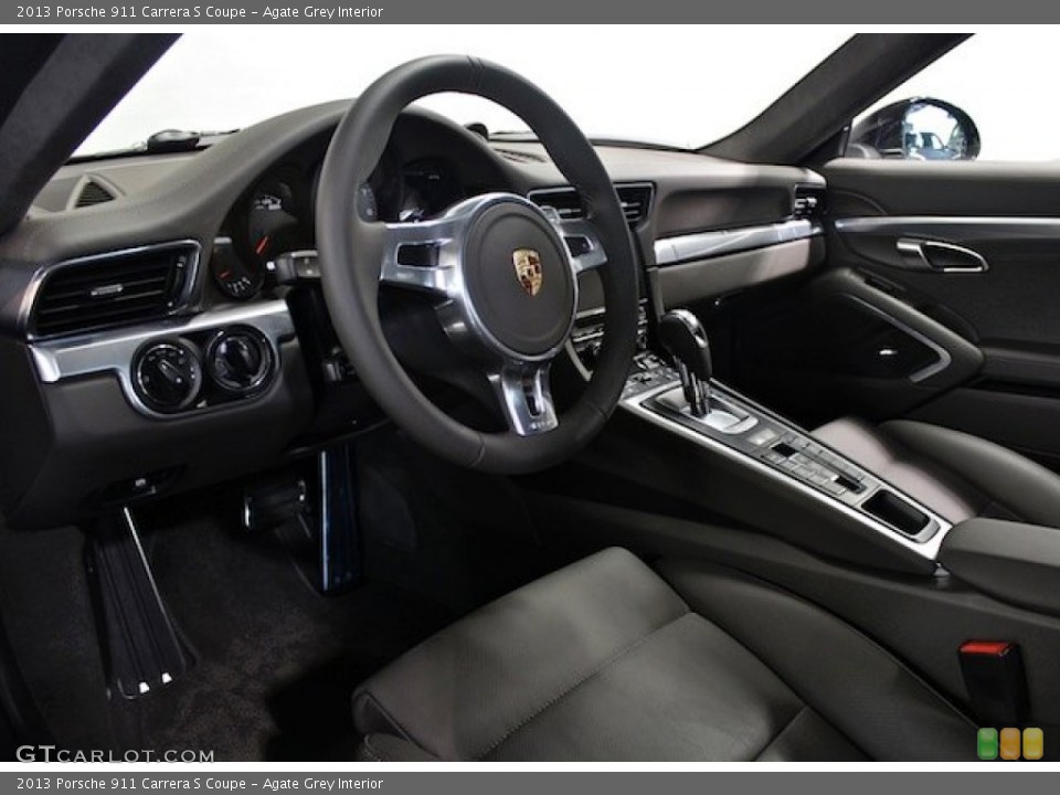 Agate Grey Interior Prime Interior for the 2013 Porsche 911 Carrera S Coupe #82695909