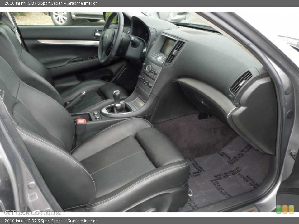 Graphite Interior Dashboard for the 2010 Infiniti G 37 S Sport Sedan #82696360