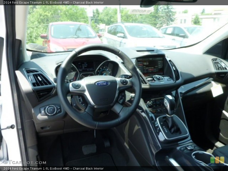 Charcoal Black Interior Dashboard for the 2014 Ford Escape Titanium 1.6L EcoBoost 4WD #82699056