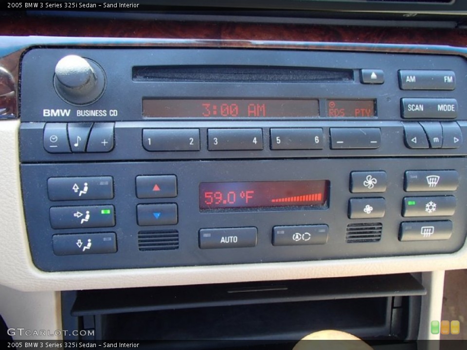 Sand Interior Audio System for the 2005 BMW 3 Series 325i Sedan #82699072
