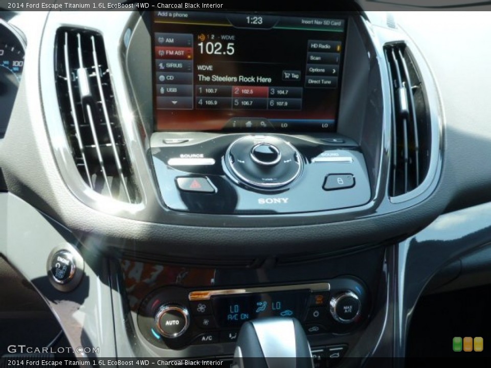 Charcoal Black Interior Controls for the 2014 Ford Escape Titanium 1.6L EcoBoost 4WD #82699118