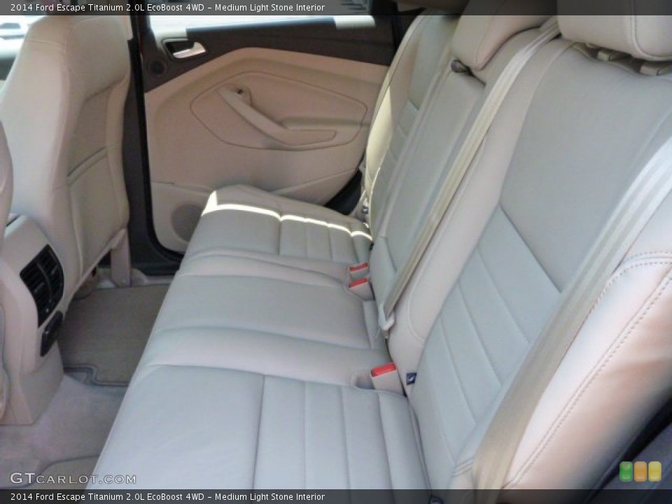 Medium Light Stone Interior Rear Seat for the 2014 Ford Escape Titanium 2.0L EcoBoost 4WD #82699665
